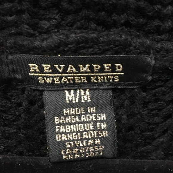 Womens Black Long Shoulderless Sweater or Dress - Picture 6 of 6